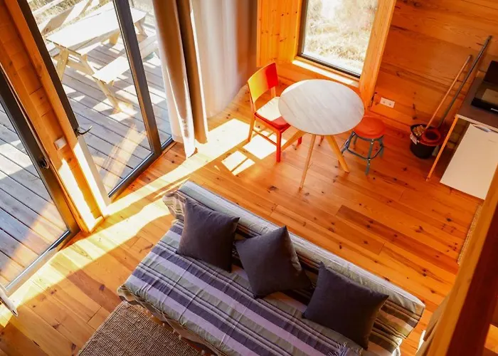 Blue - De Madeira בקתה *